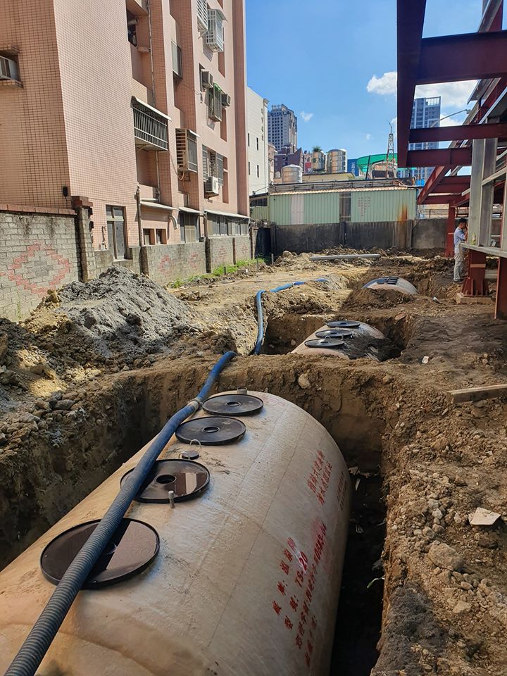 灑水車-商辦建地 化糞池補水 回填