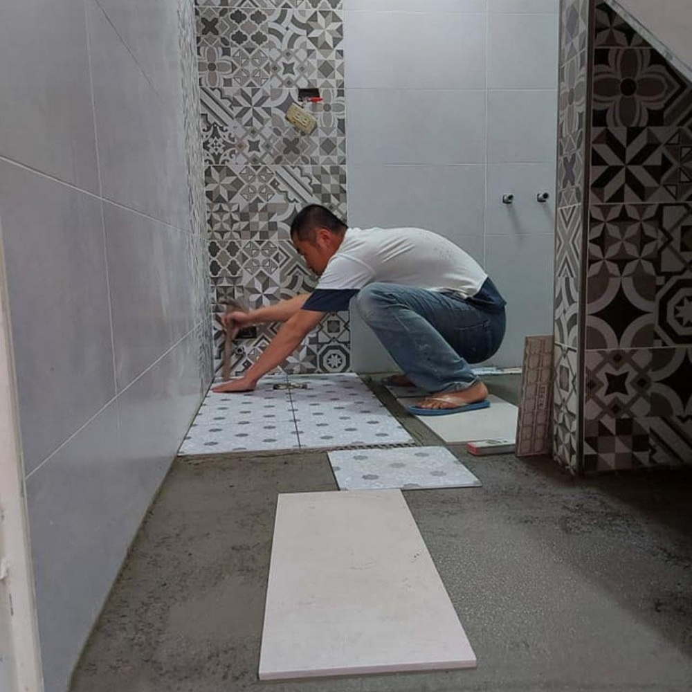 竹東浴室貼磁磚