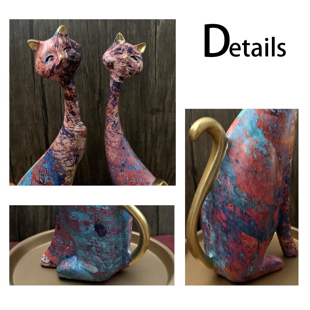 油畫貓-1對(促銷價)