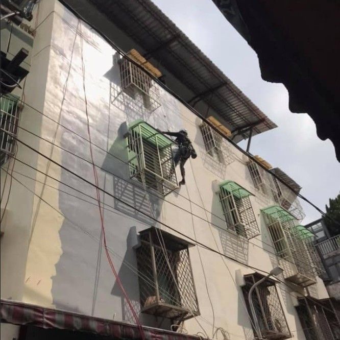 台中外牆遮雨棚修繕-翔昇高空工程