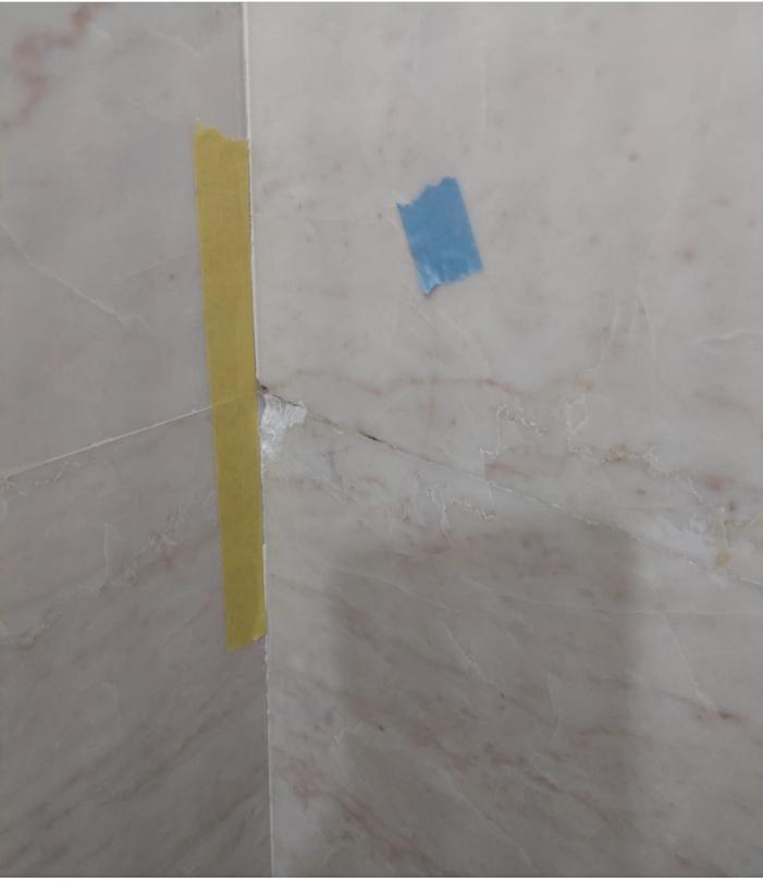 竹北浴室石材牆面地坪缺角修補美容-鴻杰