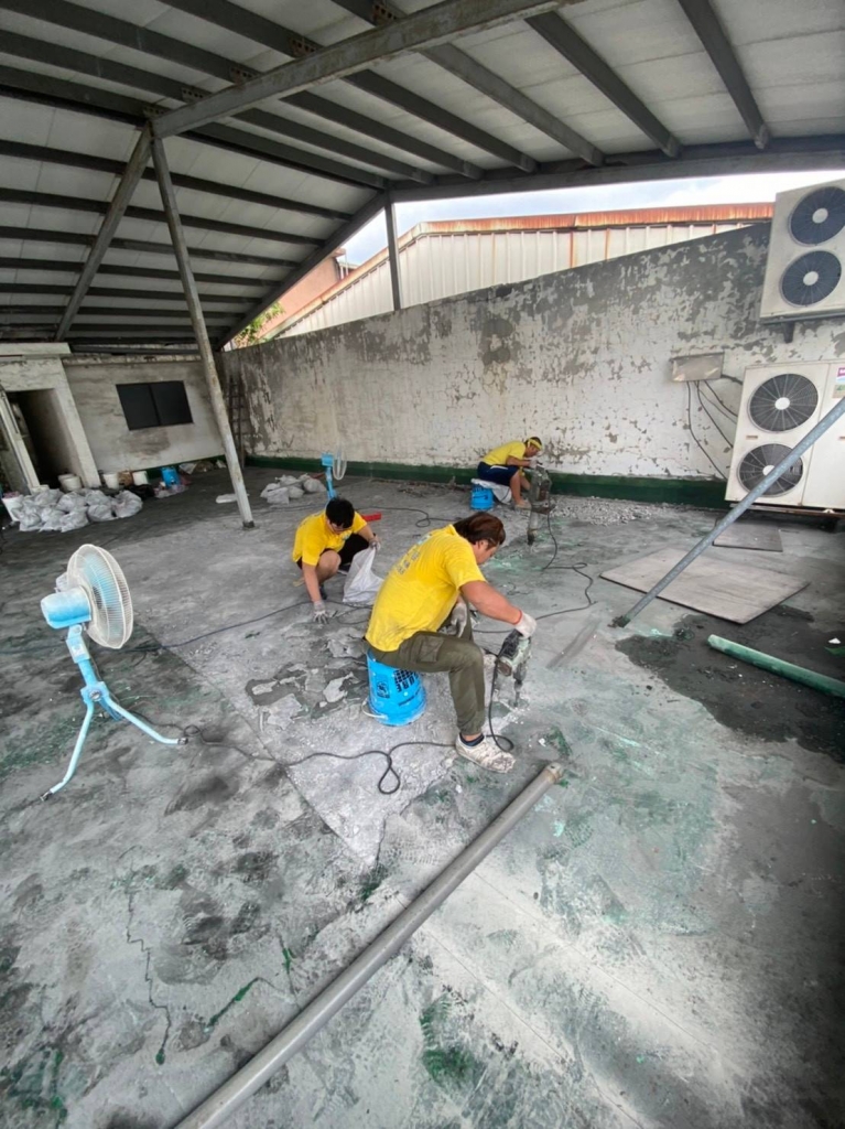 台北市屋頂漏水防水施工-萬年