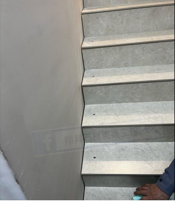 台中樓梯磁磚修補洞-翔昇