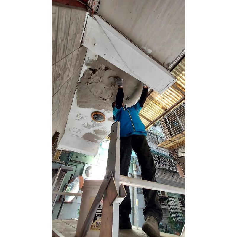 天花板爆筋epoxy輕質砂漿補強工程-尚邑