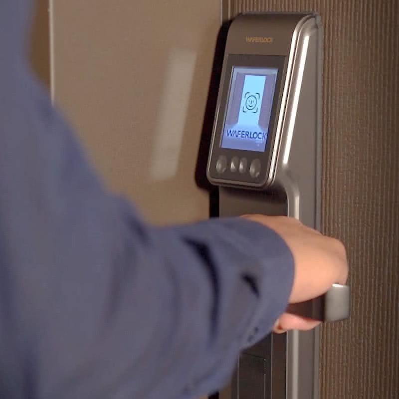 WAFERLOCK維夫拉克 L600 3D人臉辨識智慧電子鎖(人臉辨識+卡片+密碼+鑰匙-含原廠標準