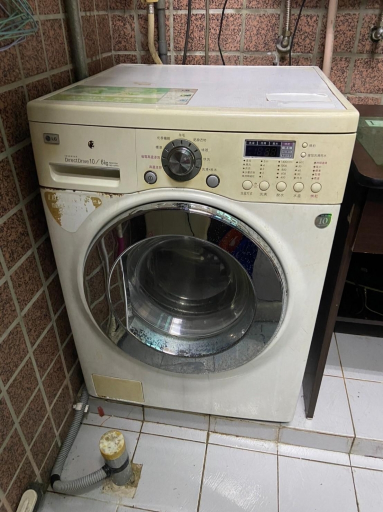 新北市 中和區 滾筒式洗衣機清洗 機型：LG
