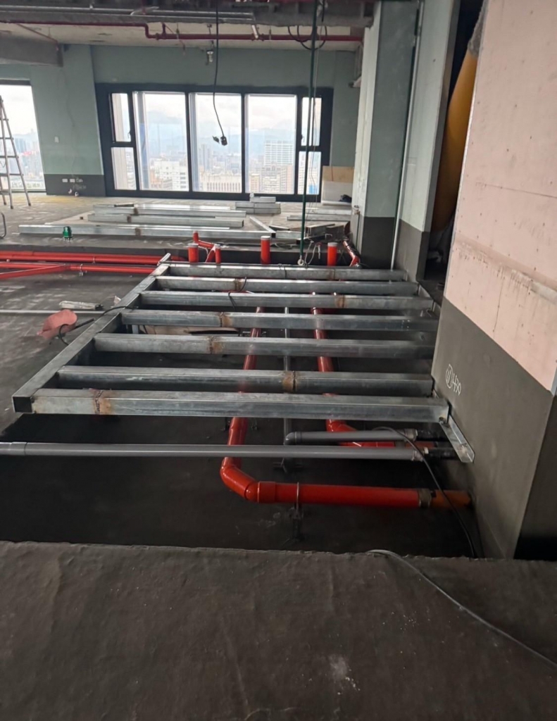 新莊案場／大樓降板整平結構