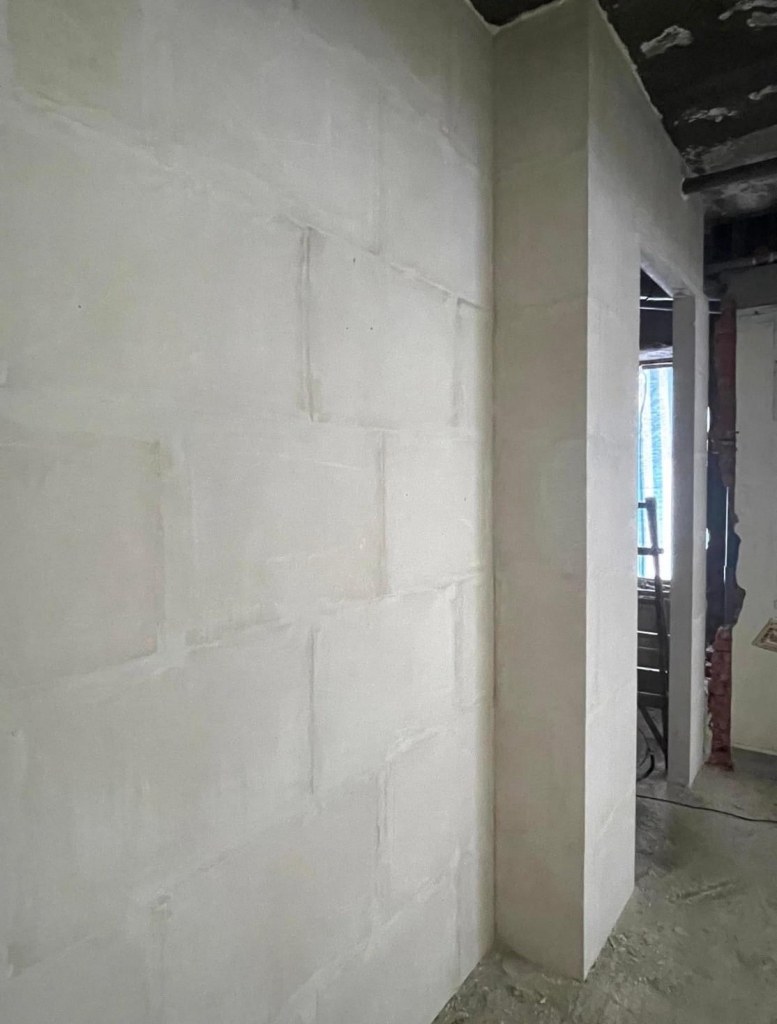 板橋案場／防潮石膏磚隔間