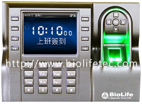 Bio580彩色門禁考勤指紋機
