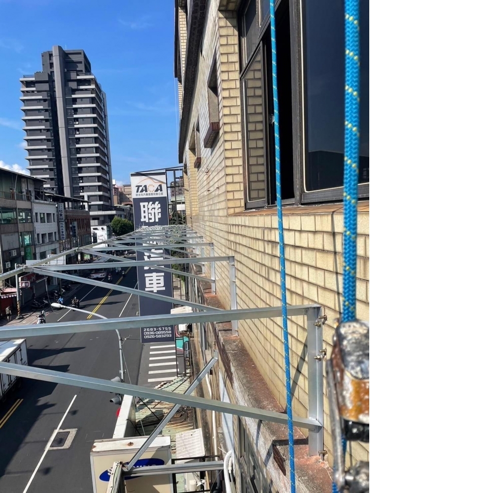 【新北防墜網架設工程】樹林區鋪設雙層防墜網架設工程