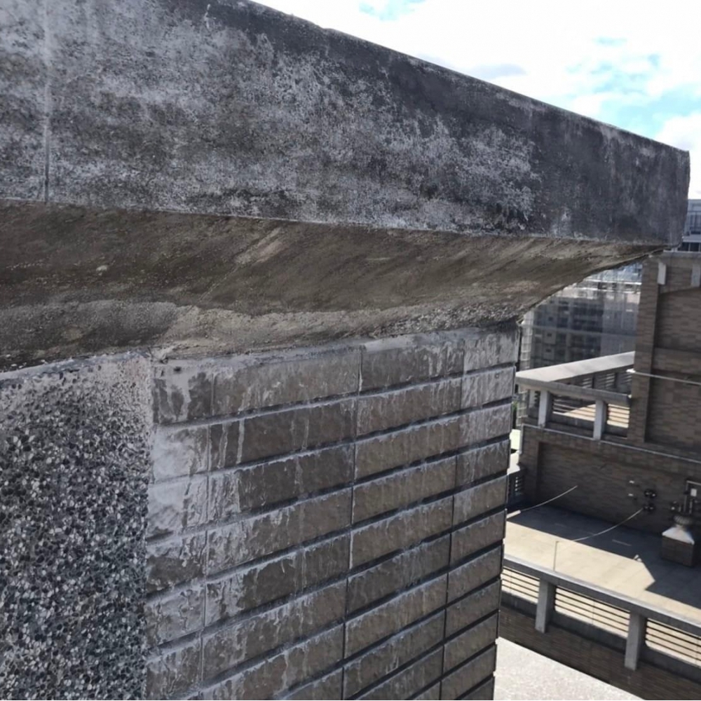 【新北外牆磁磚剝落處理】板橋區社區大樓外牆抿石剝落