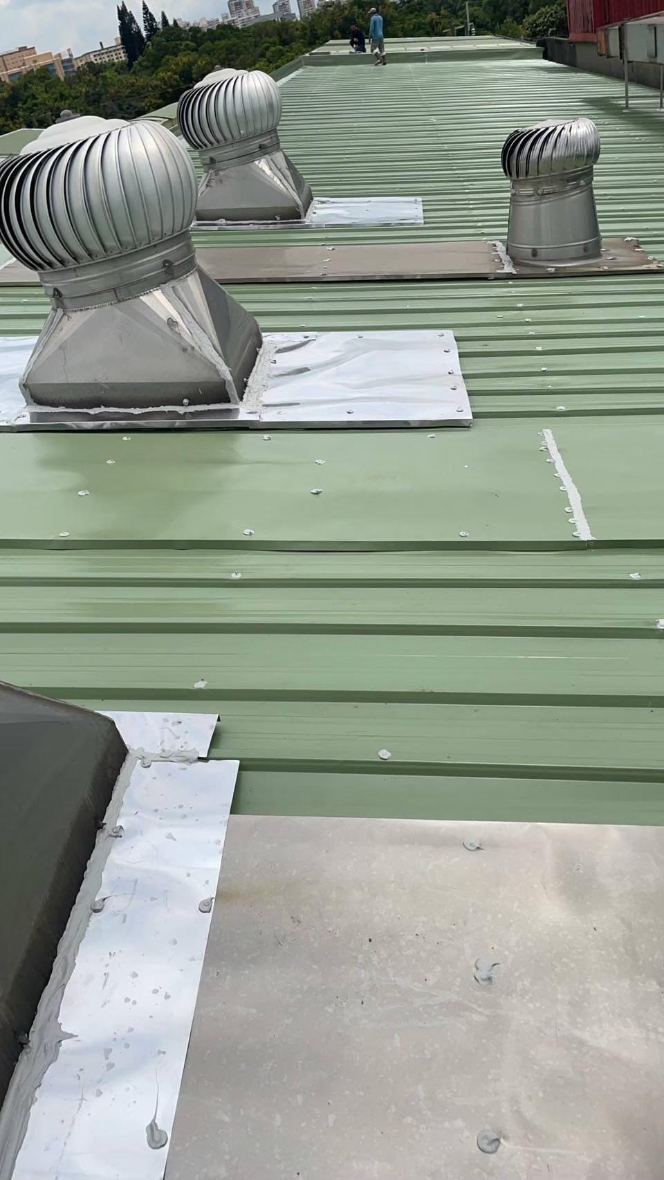 鐵皮屋頂烤漆板工程