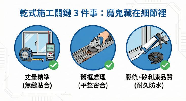選乾式施工你該知道的3件事：別讓工法反而成破口