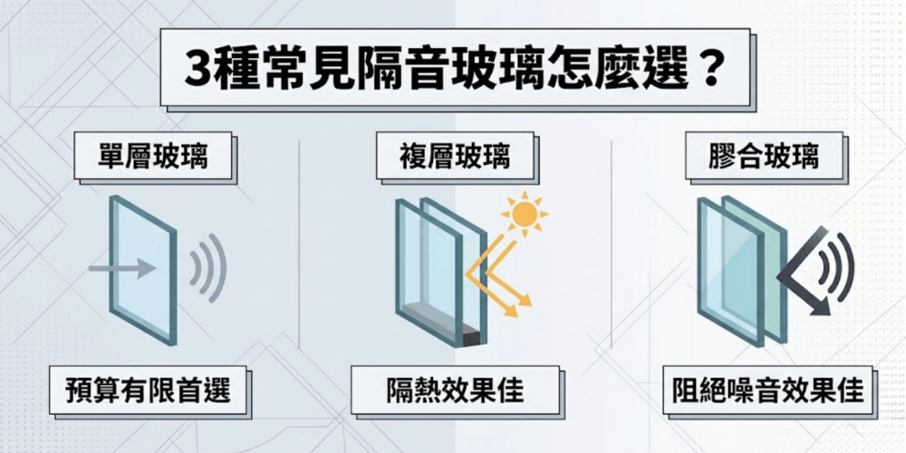 隔音玻璃怎麼選？