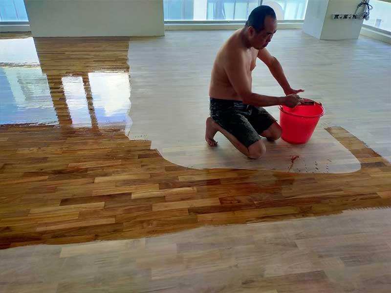 木地板施工