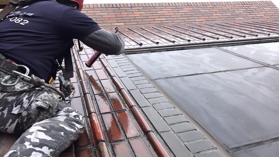 台北市松山區外牆蜘蛛人吊掛防水工程