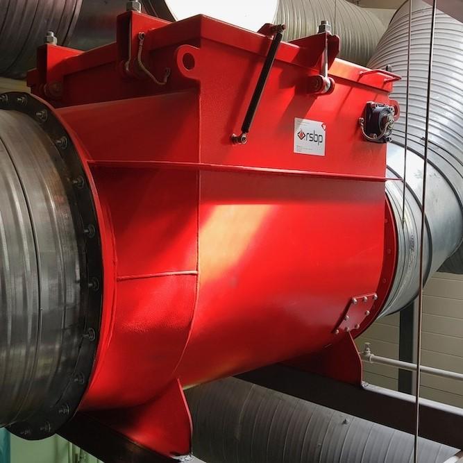 Explosion Isolation Flap