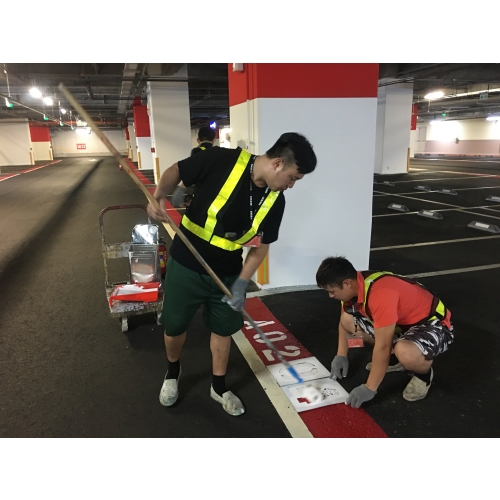 新店IKEA停車場編號工程