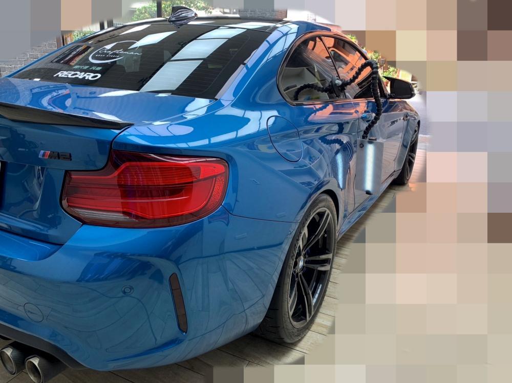 BMW M2 藍  後葉子板修復｜台中汽車凹痕修復｜大里汽車凹痕修復