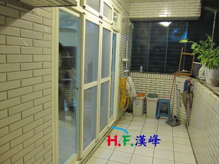 HF漢峰 免拆窗乾式施工13 基隆正信路 迫緊式加壓落地窗