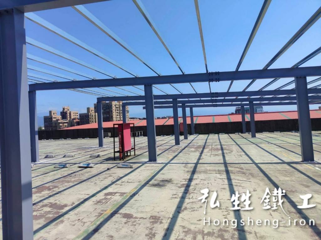 宿舍停車場增建（300/150+白鐵清板0.4）250坪