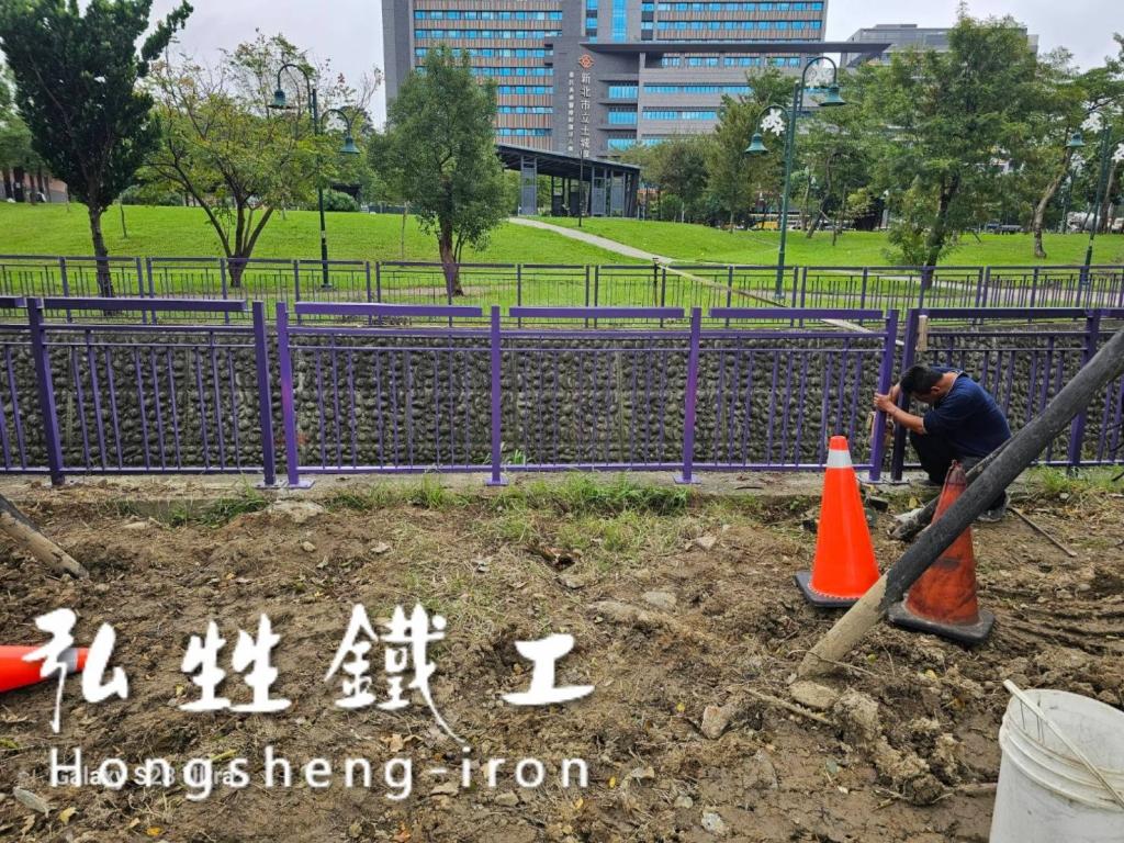 土城重劃區景觀欄杆更新