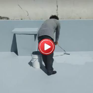 屋頂防水面漆施作