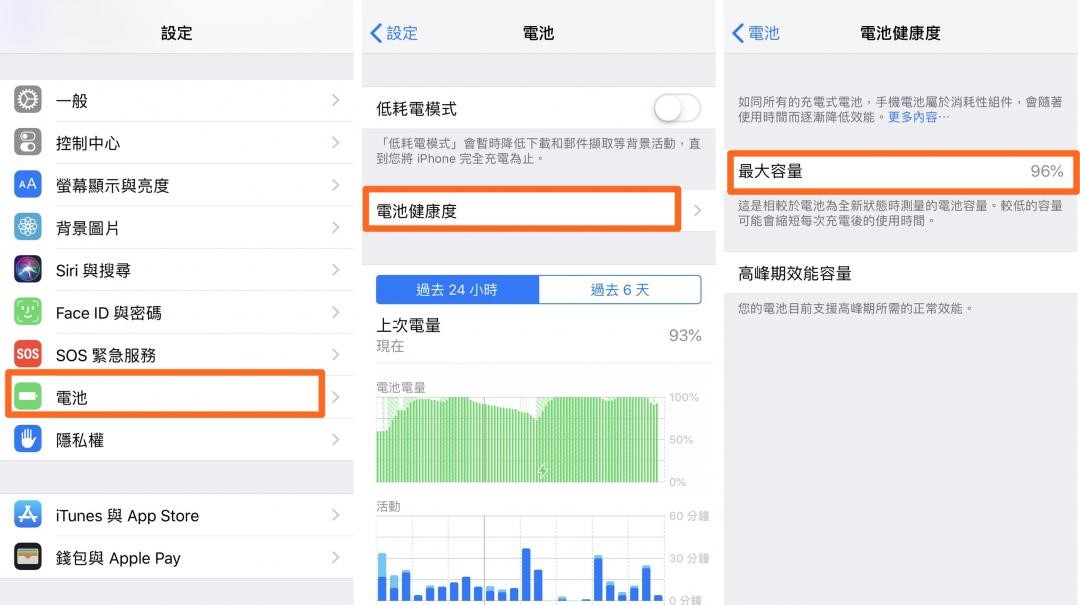 電池健康度-台中iphone電池維修