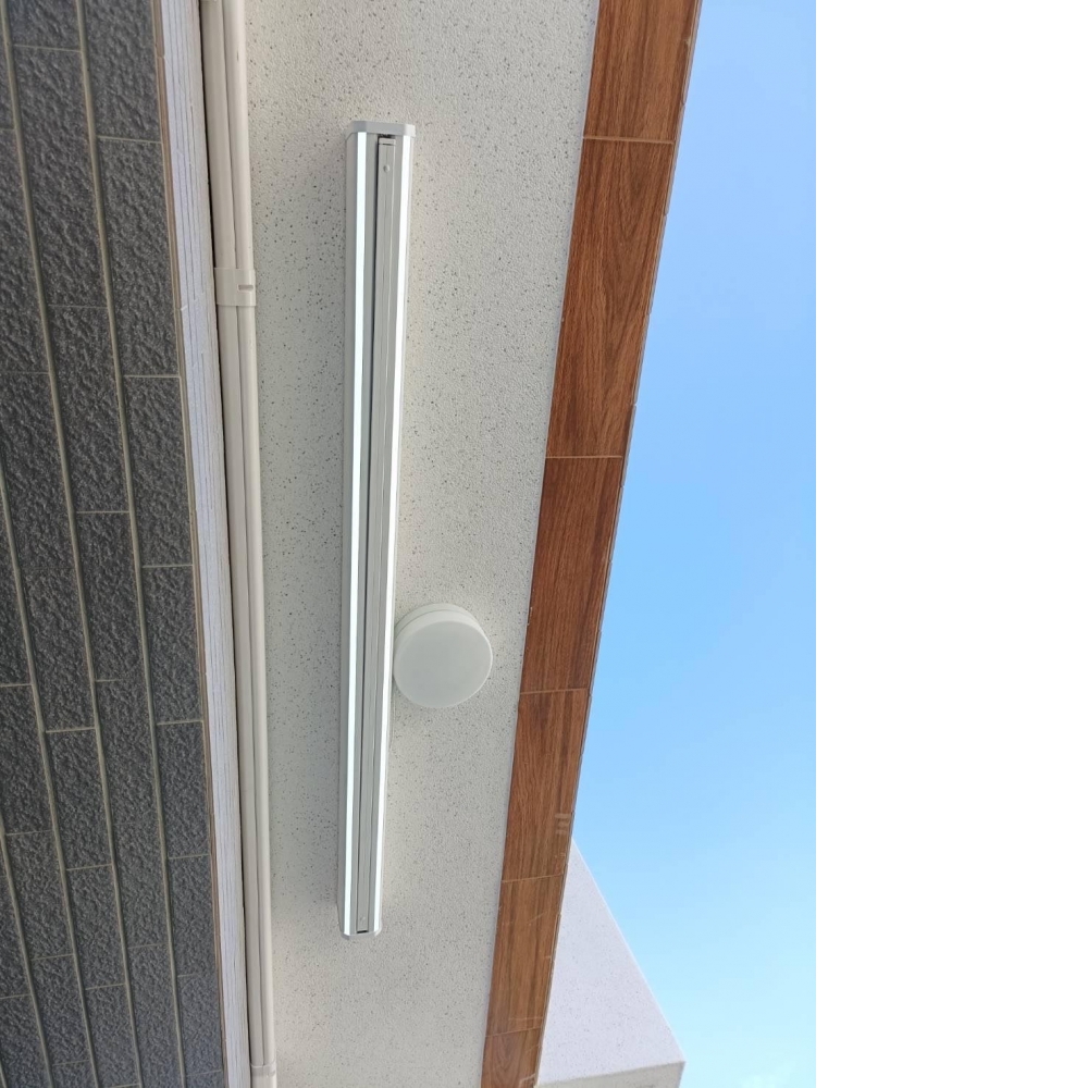 隱藏式電動一桿升降曬衣機