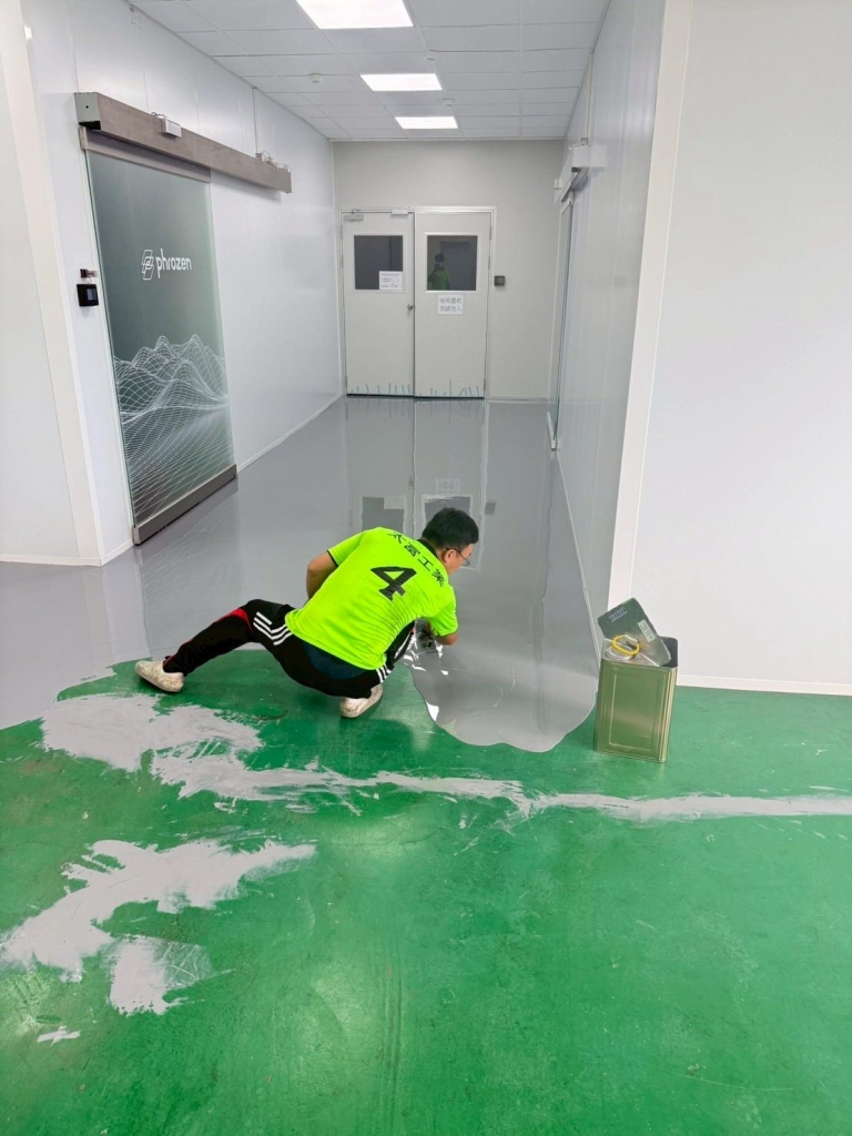 新竹某科技廠 #EPOXY工程 #EPOXY地板修補工程