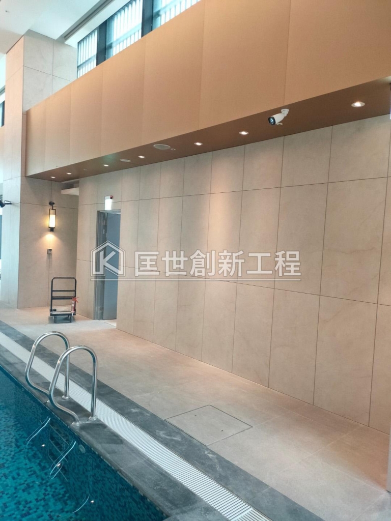 板橋新光人壽室內大板乾掛