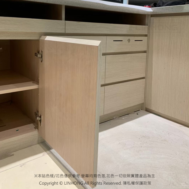 完售【 綠宿屋仿真木紋板】G03白橡直紋/聚丙烯PP板