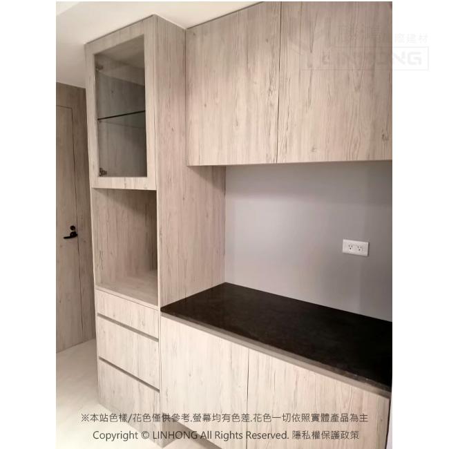 單一特價【 綠宿屋仿真木紋板】G02松樹灰褐鋼刷/聚丙烯PP板 