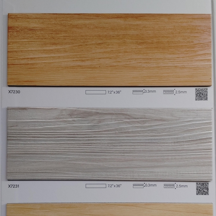 FLOORWORKS福樂木紋塑膠地磚塑膠地板~品質質感佳18cmx90cmx2.5m/m