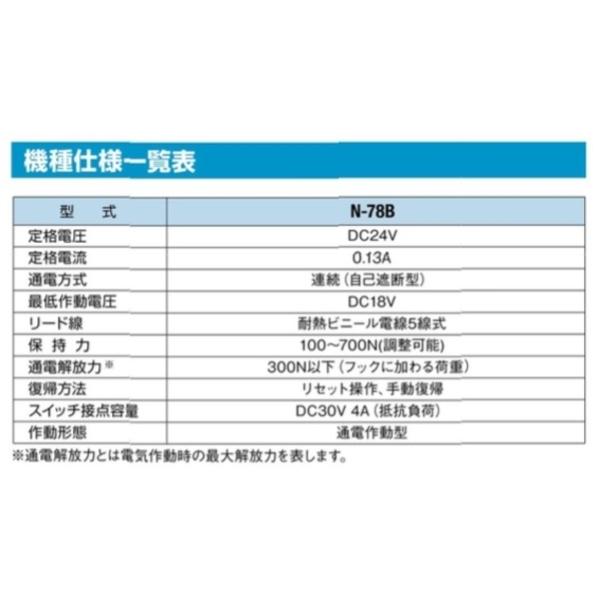 NIKKEY N78-B 電磁扣/防煙門扣 Electromagnetic Door Holder