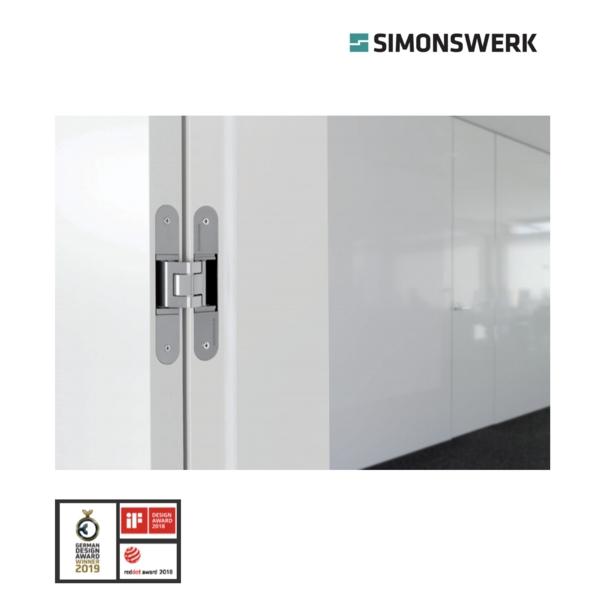 SIMONSWERK TECTUS TE340 80KG 暗鉸鏈/隱藏式3D鉸鏈 Concealed