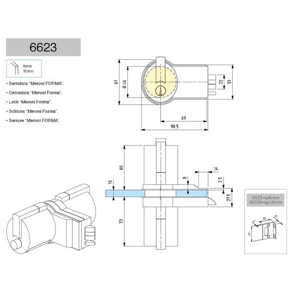 Meroni Forma 球形門鎖 Circular Door Lock