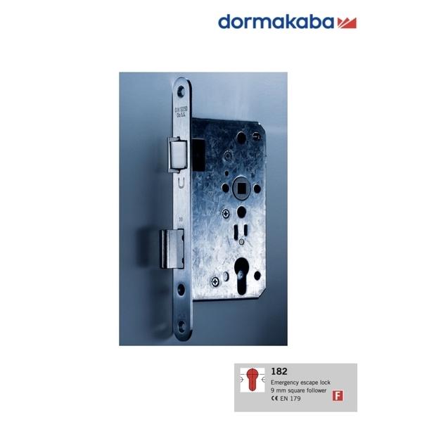 DORMAKABA 182 歐規水平鎖 Escape Mortise Lock