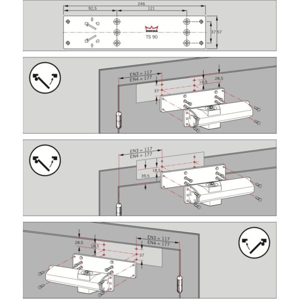  DORMAKABA TS-90 Impluse 門弓器 Door Closer