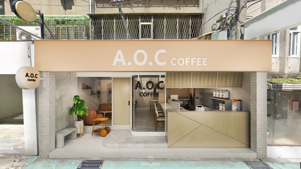 A.O.C COFFEE咖啡廳｜台北商空設計