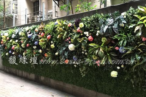 大安區私人接待所植生牆