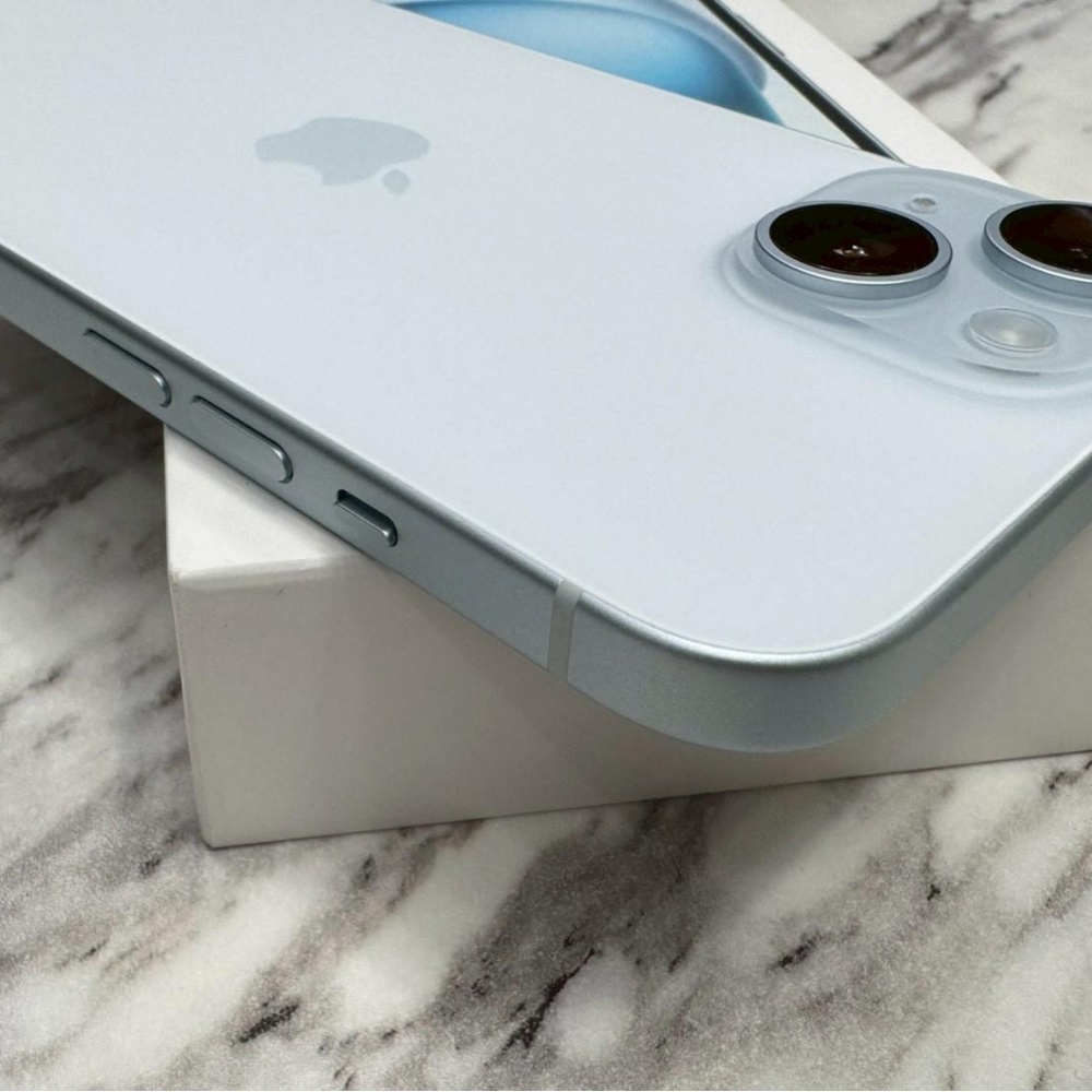 iPhone 15 128g 藍 客戶續約用不到 全新僅拆封 未開通 有盒裝有配件