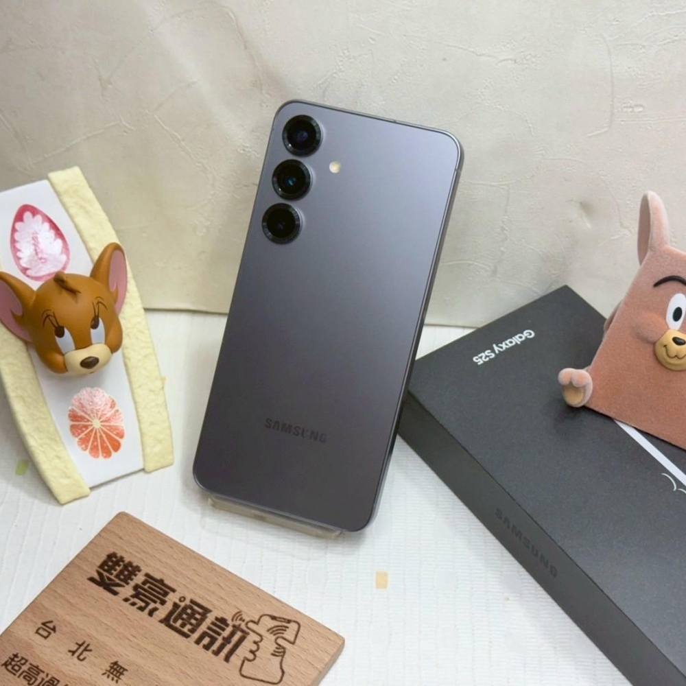 SAMSUNG Galaxy S25 (12+512G) 黑 保固到2026/01/15  有盒裝有