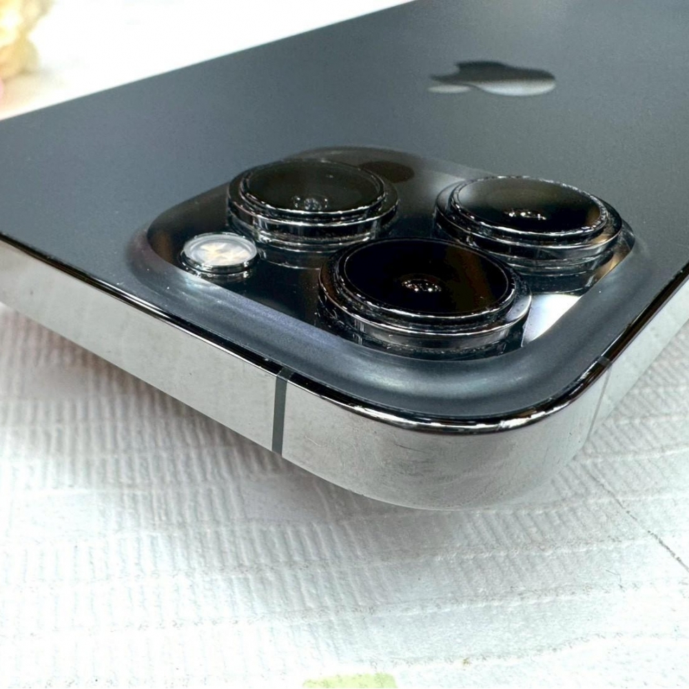 iPhone 13 PRO MAX 128g 黑 換過認證電池電池100% 換過原廠螢幕 無盒裝有配