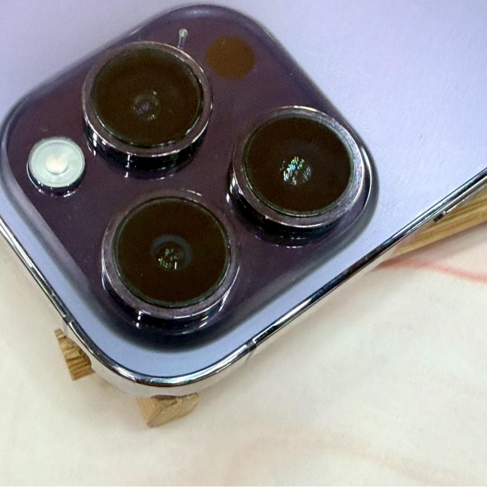 iPhone 14 pro max 256G 紫 電池75% 邊框有使用痕跡 無盒裝有配件