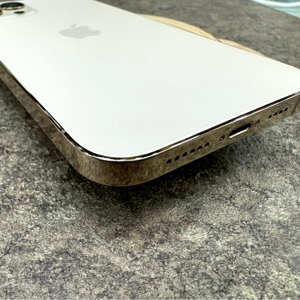 iPhone 12 PRO MAX 128g 金 電池72％ （換過原廠相機） 無盒裝有配件