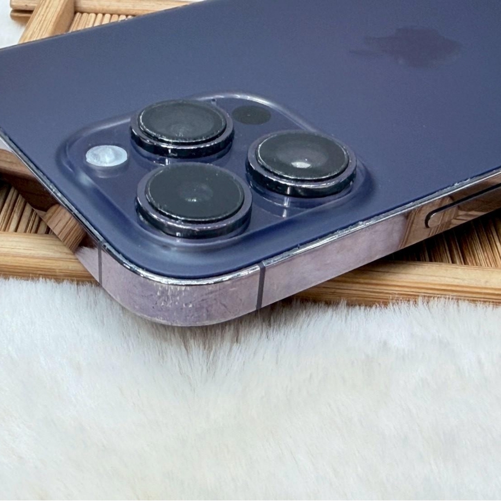 iPhone 14 pro Max 256g 紫 電池78% 換過副廠螢幕  有裝殼痕跡 無盒裝有配