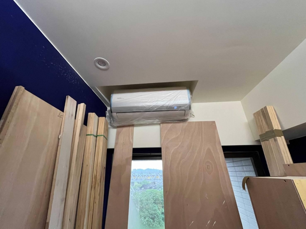 新店 裝潢場 日立冷氣 安裝
