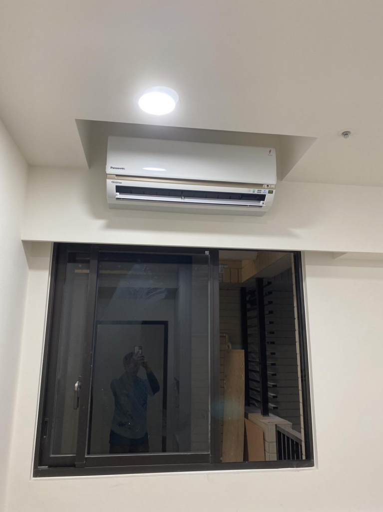 鳳山區冷氣安裝/高雄冷氣行/自由路鐘公館配合裝潢施工安裝完成