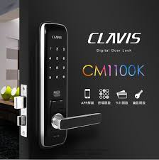 韓國Clavis熱感觸控藍芽卡片密碼電子鎖CM1100K